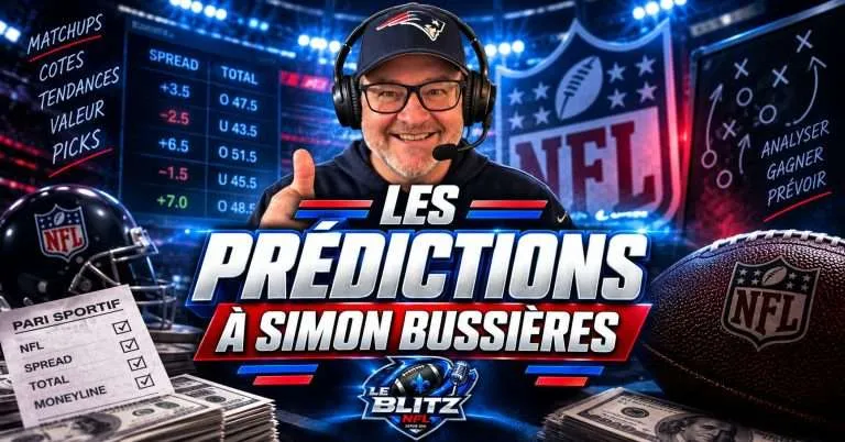 Les Prédictions à Simon Bussières NFL 2026 – Semaine 1 : les 2 matchs avant dimanche